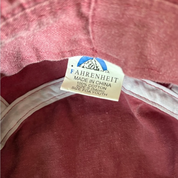 Fahrenheit Pink Denim Bucket Hat Youth Size - Picture 3 of 3